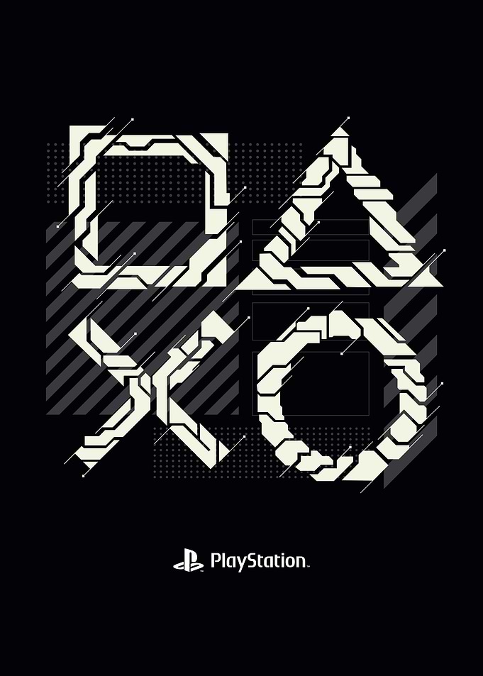 PlayStation Controller Symbols Tech Art