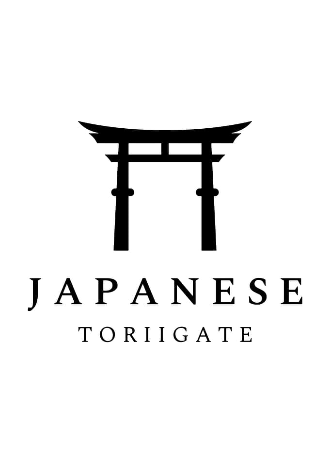 Japanese Toriigate Black and White Logo