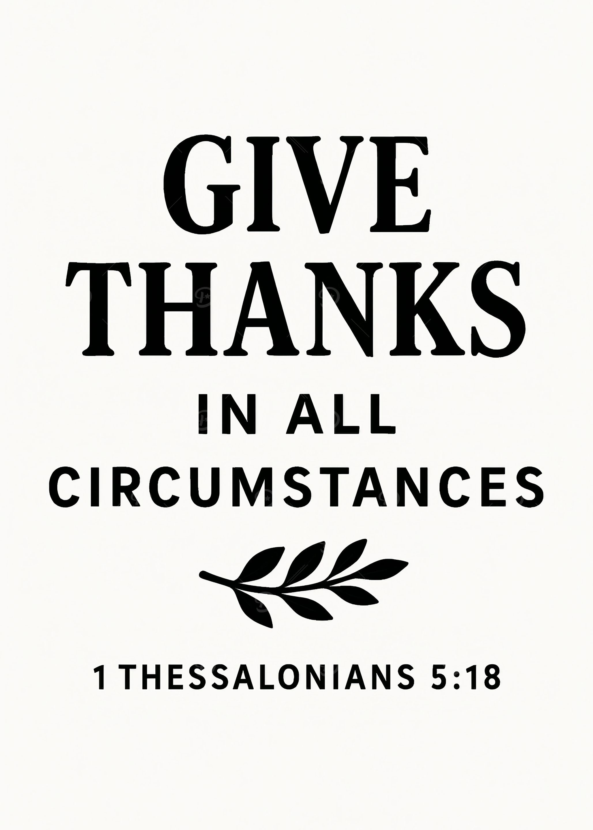Give Thanks Inspirational Quote
