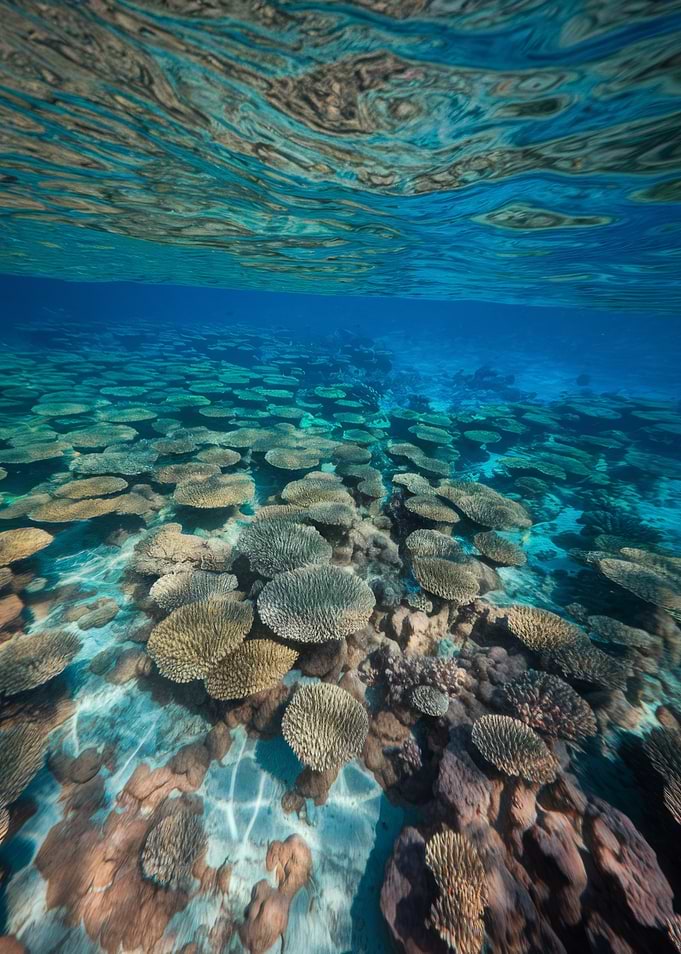 Underwater Coral Reef Landscape Photography