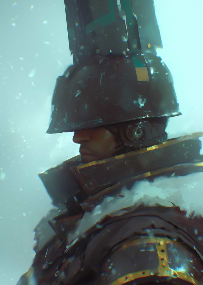 Futuristic Soldier Portrait