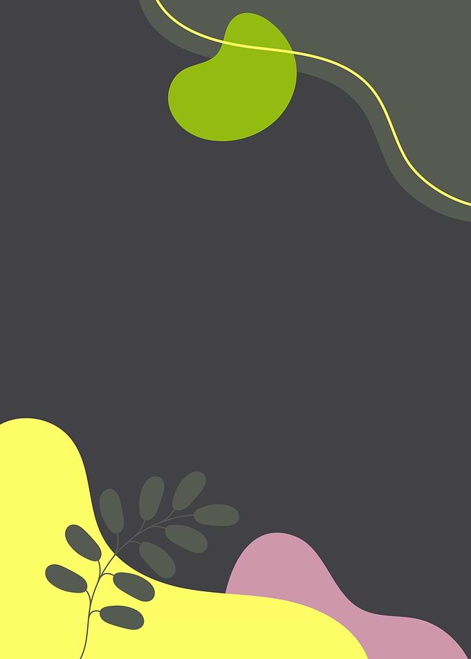 Abstract Shapes on Dark Gray Background