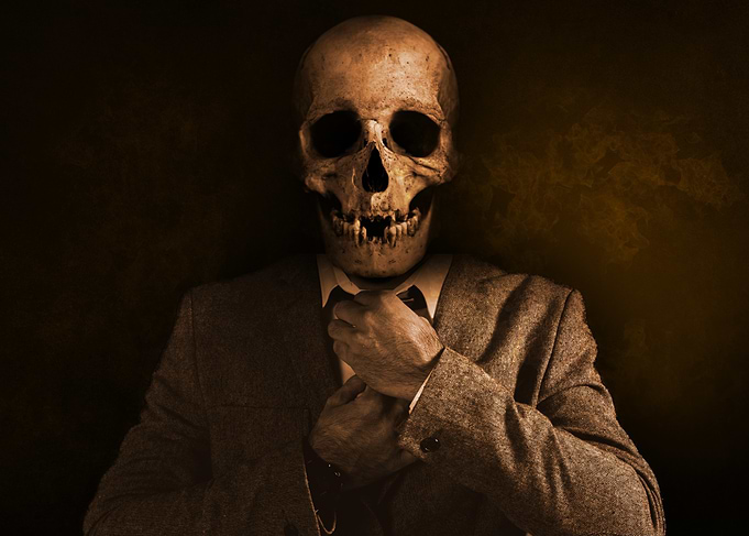 Skull in Suit