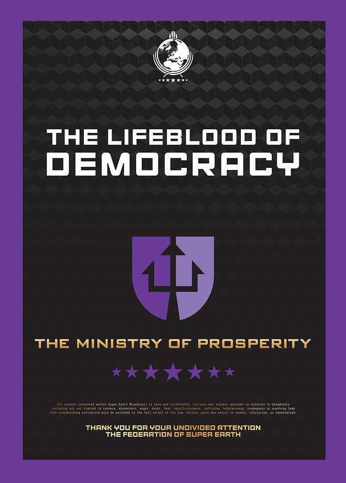 Super Earth: Lifeblood of Democracy