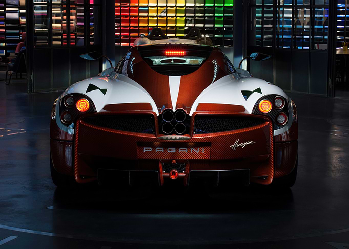 Pagani Huayra Rear View