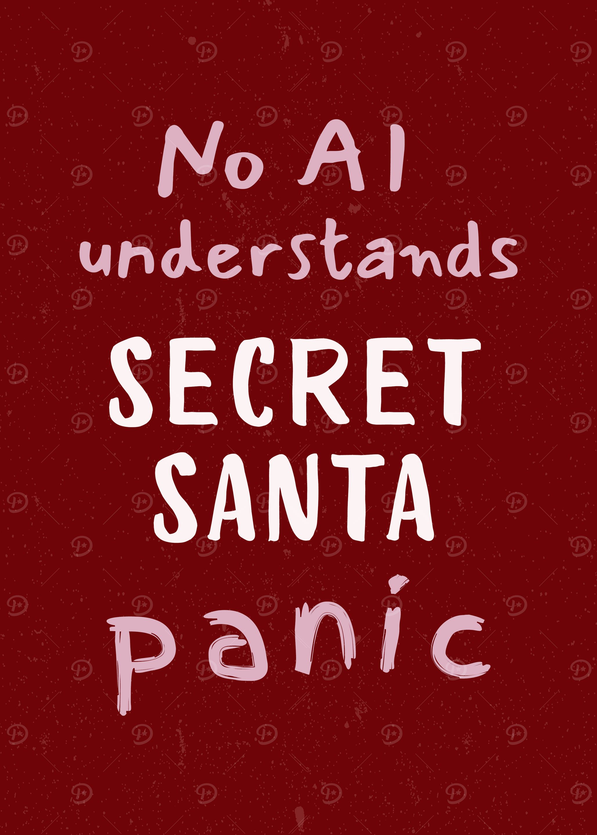 Funny Christmas AI Text Art