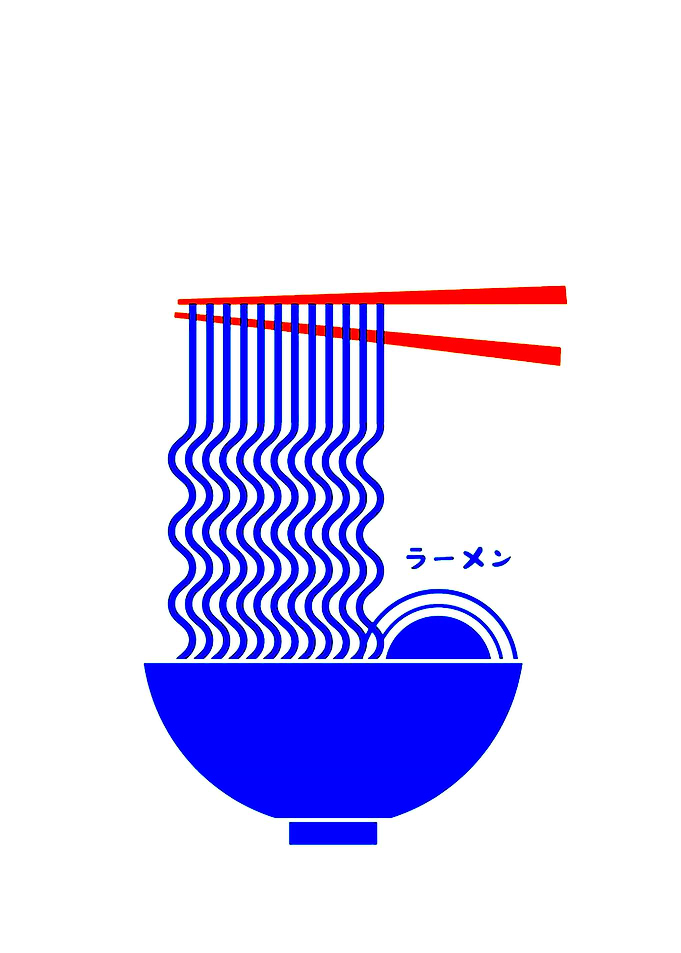 Ramen Bowl Minimalist Art