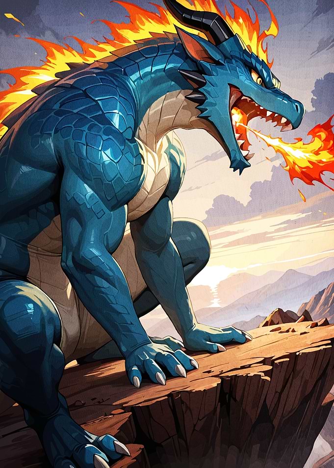Dragon Roaring Cliff Edge