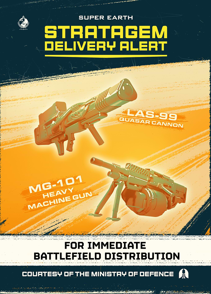 Super Earth Stratagem Delivery Alert