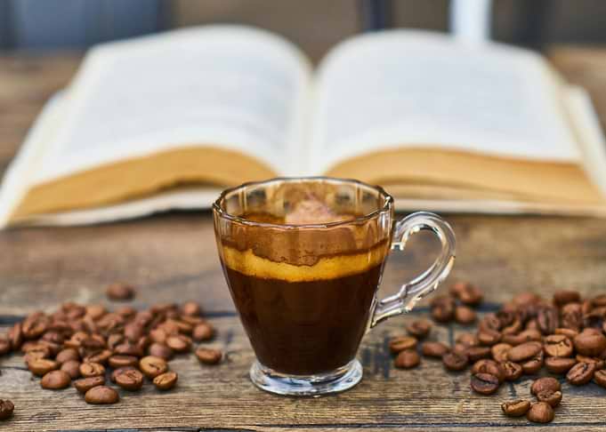 Coffee and Book Still Life