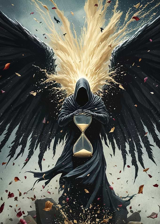 Winged Reaper Hourglass