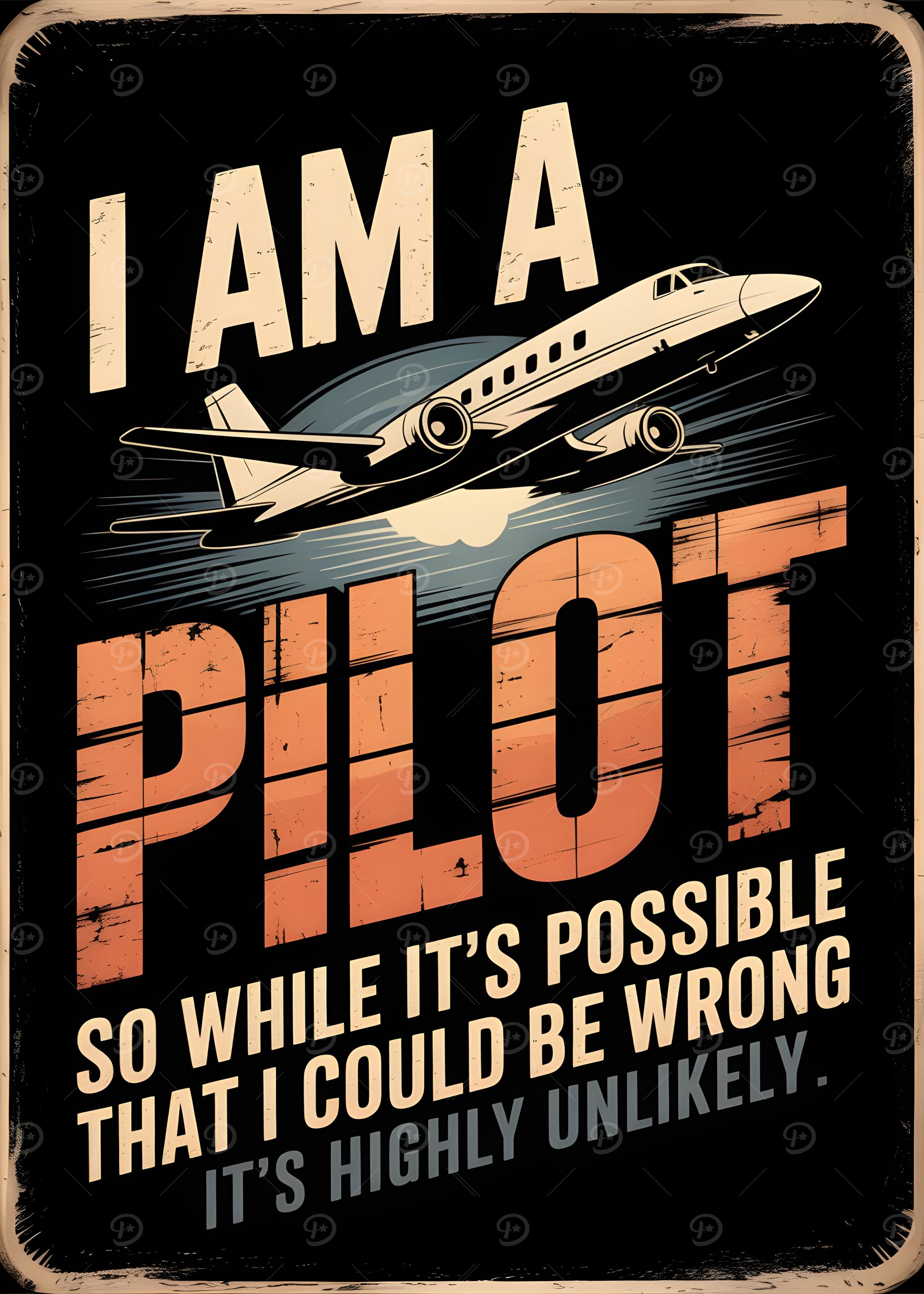 I Am A Pilot Art