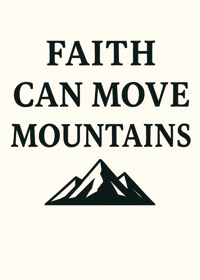 Faith Can Move Mountains