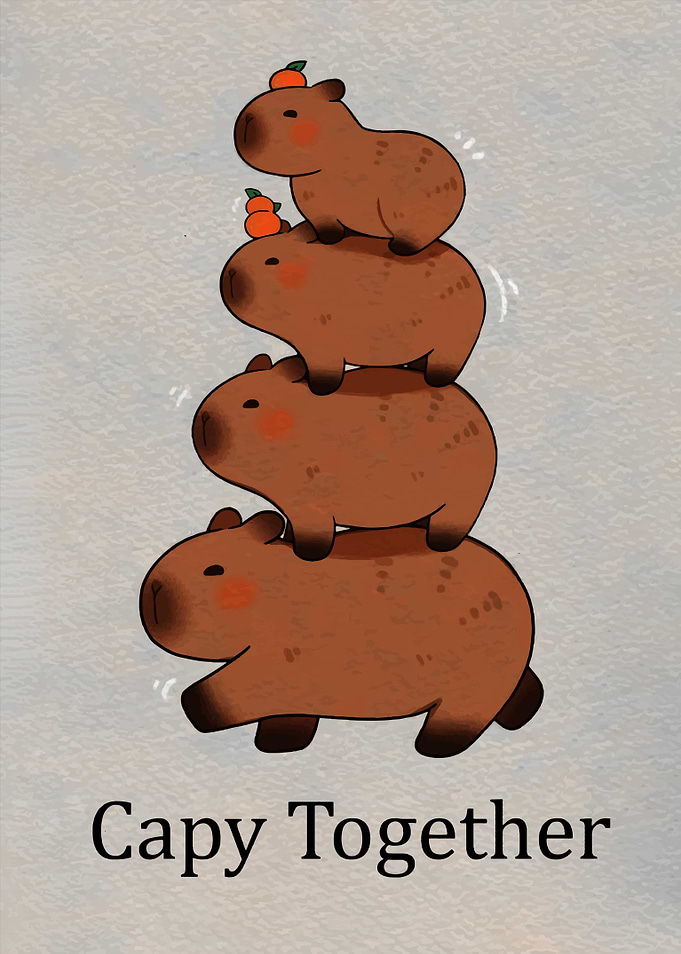 Capy together