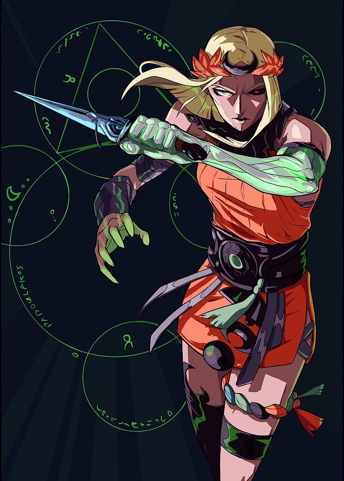 Hades 2 Game Character Illustration