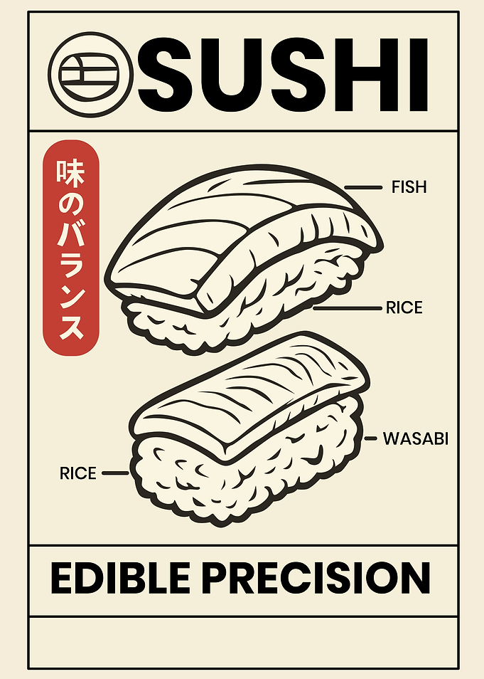 Sushi Edible Precision Art