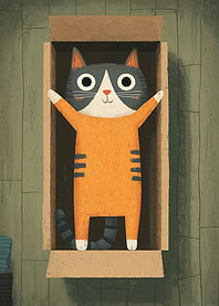 Cat in a box