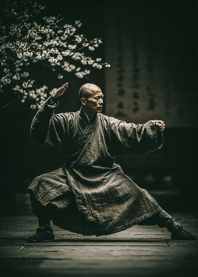 Martial Arts Master in Action