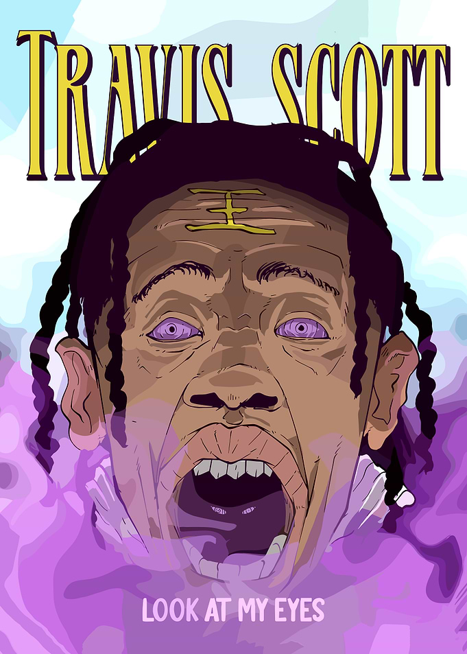 Travis Scott Illustration