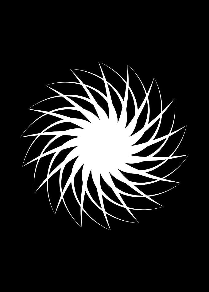 Abstract White Swirl