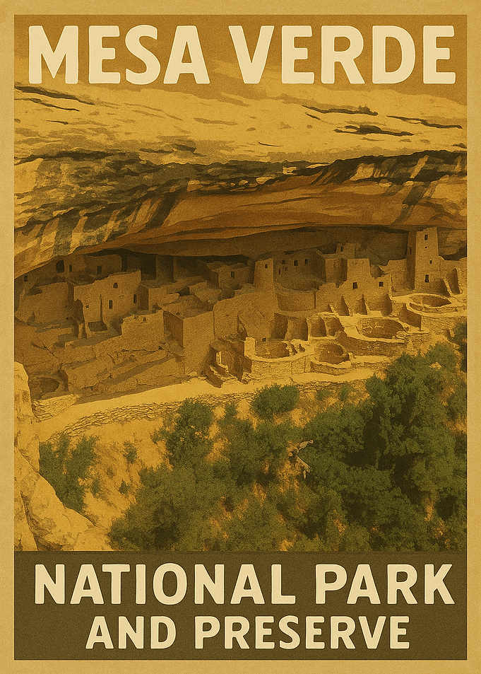 Mesa Verde National Park Poster