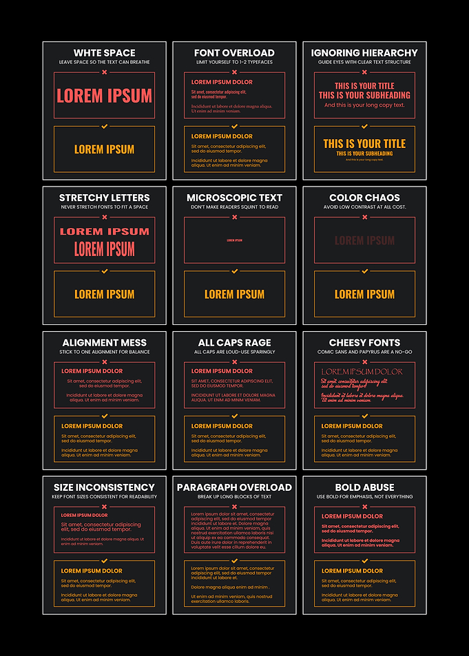 Typography Mistakes Guide