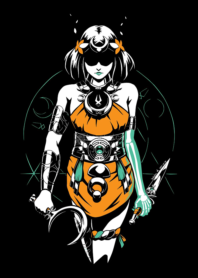 Hades 2 Nyx Character Art