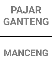 Pajar Ganteng Manceng Text Art