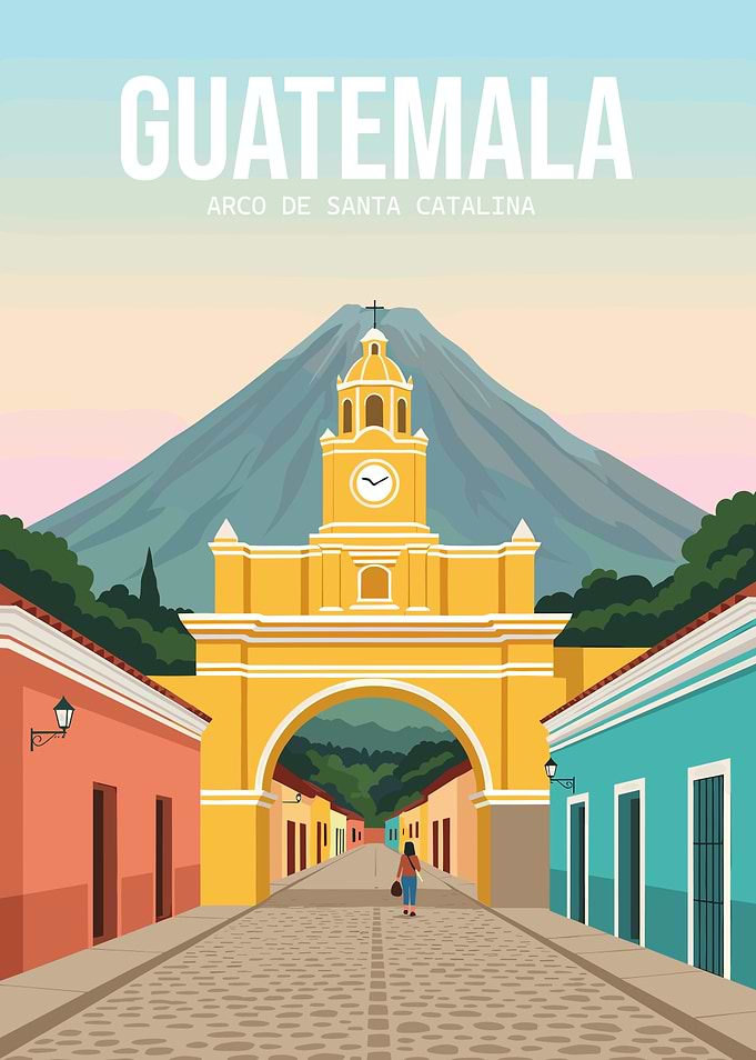 Guatemala Arco de Santa Catalina