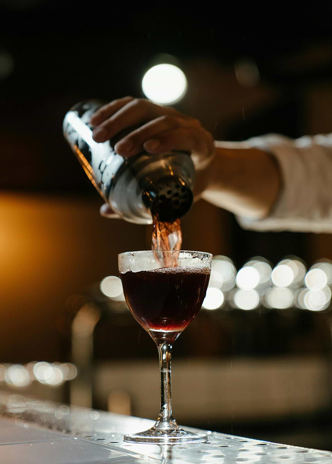 Pouring a Cocktail