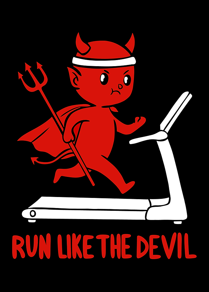 Run Like The Devil Cartoon