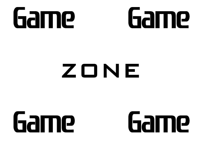 Game Zone Text Art