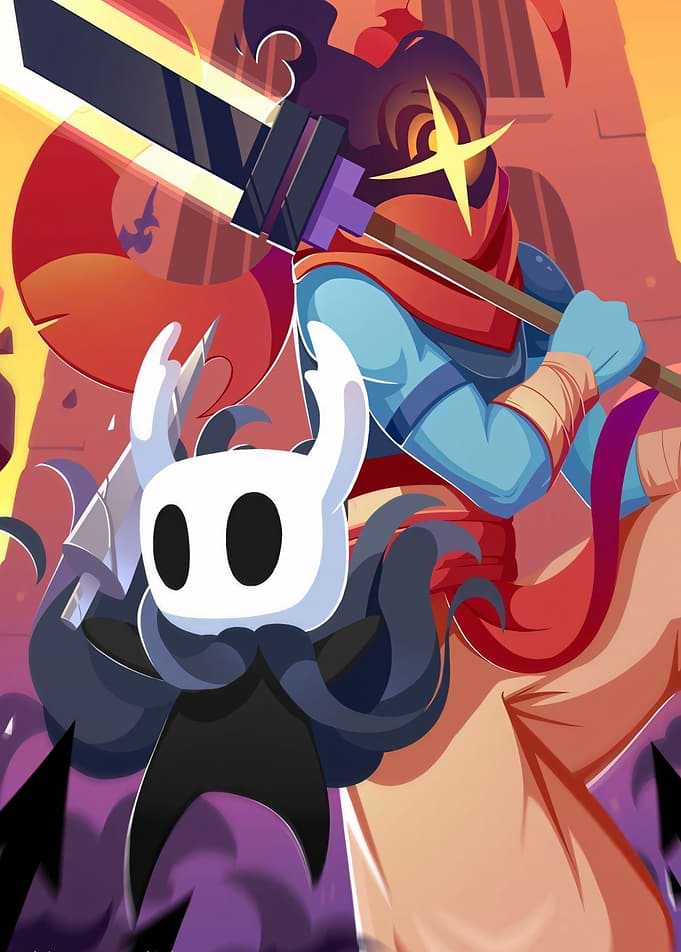 Dead Cells and Hollow Knight Crossover