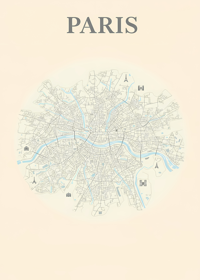 Paris City Map