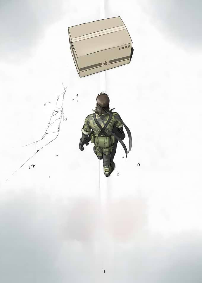 Solid Snake and the Cardboard Box