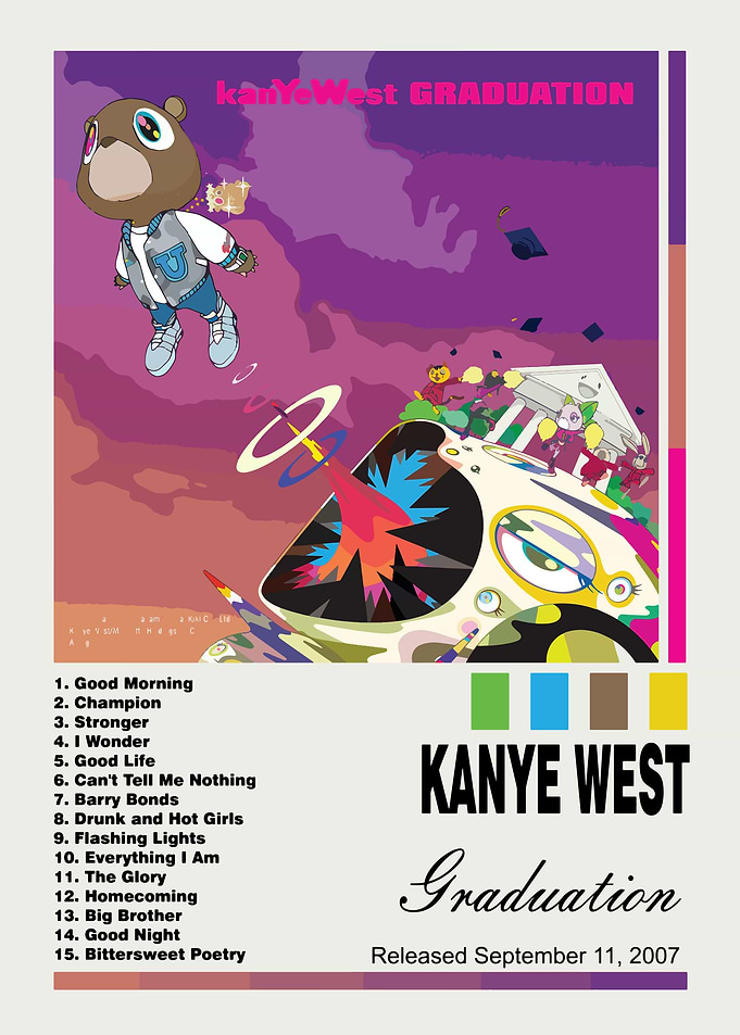 Kanye West Graduation Album Cover
