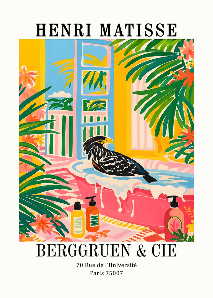 Henri Matisse Bird in Bathtub Art