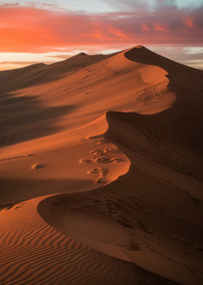 Desert Dunes at Sunset