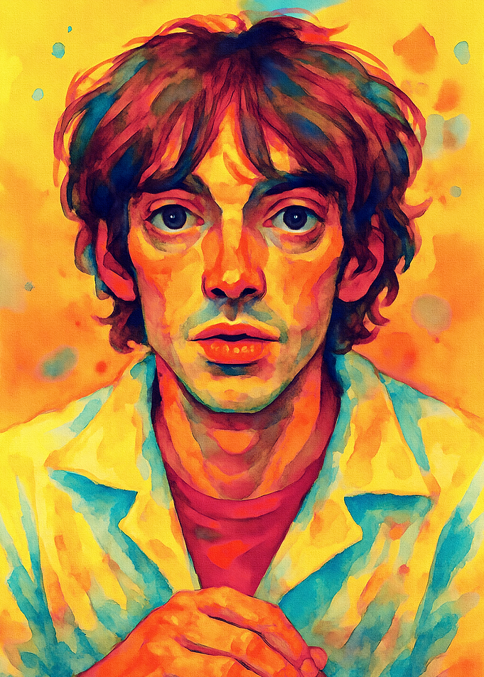 Paolo Nutini Watercolor Portrait