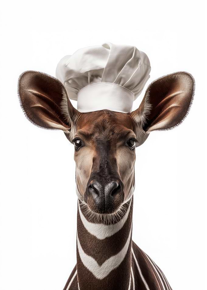 Okapi Chef Portrait