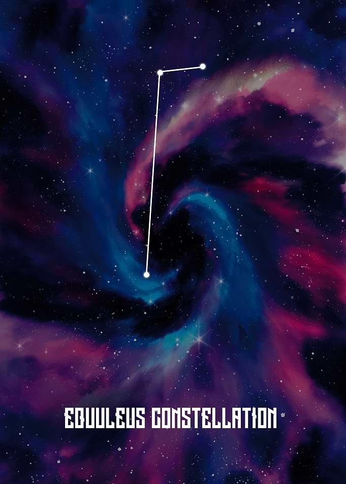 Equuleus Constellation Art
