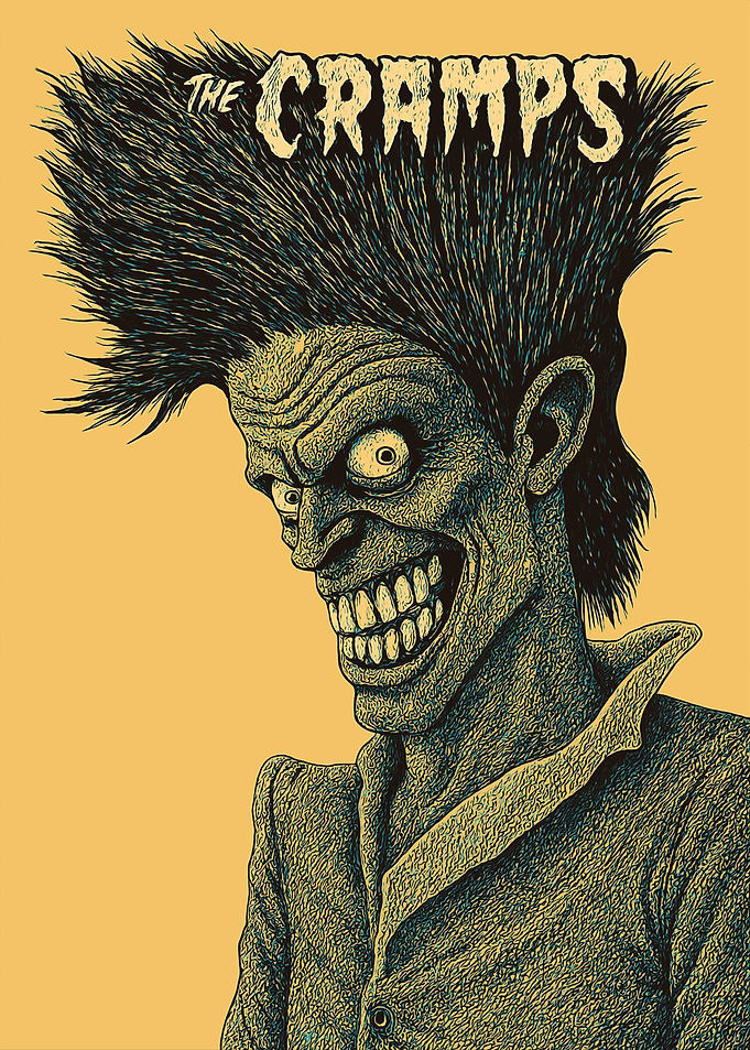 The Cramps band poster art