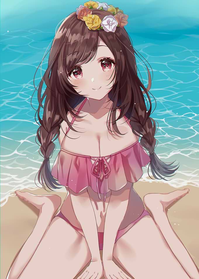 girl on the beach