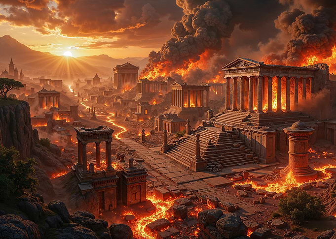 Ancient City Ablaze