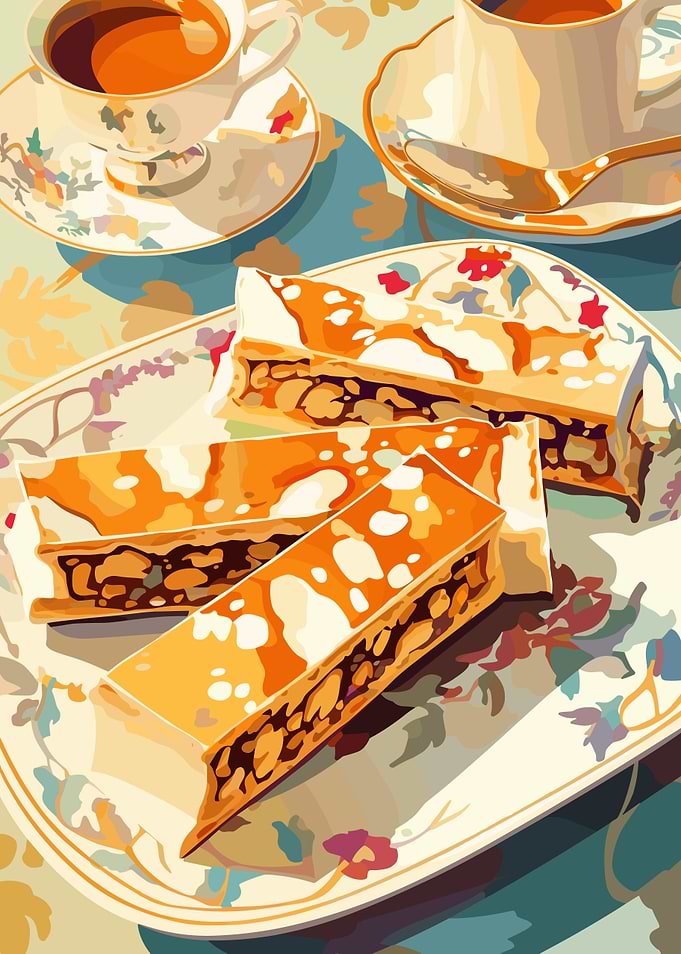 Dessert and Tea Still Life