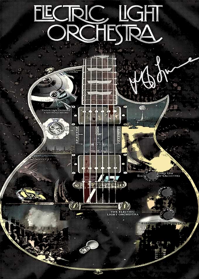 Electric Light Orchestra Guitar Art