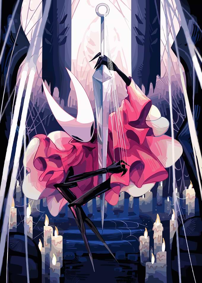Hornet from Hollow Knight fanart