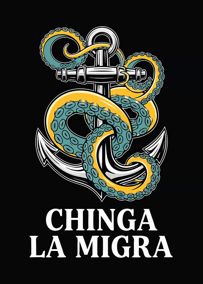 Anchor and Octopus Tentacles Graphic