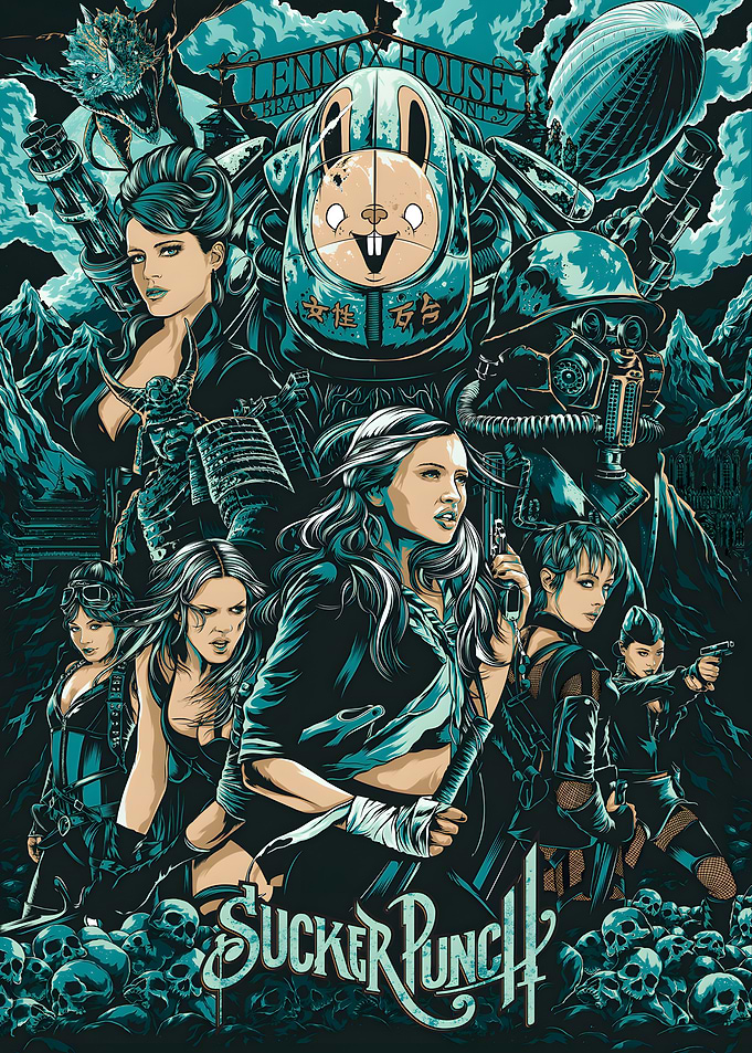 Sucker Punch Movie Poster Art