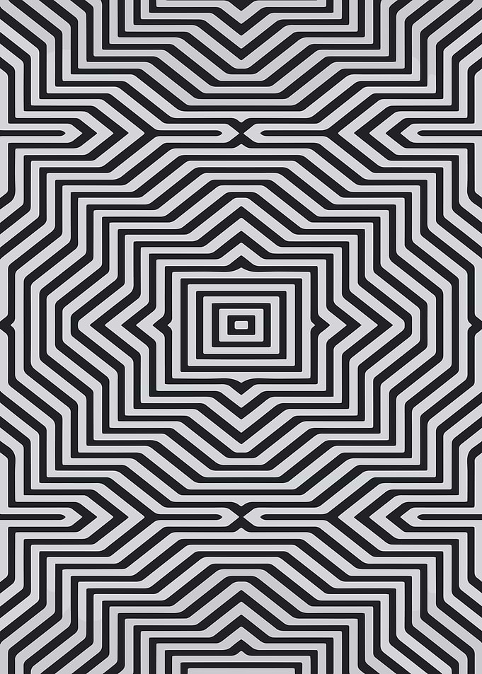 Abstract Black and White Pattern